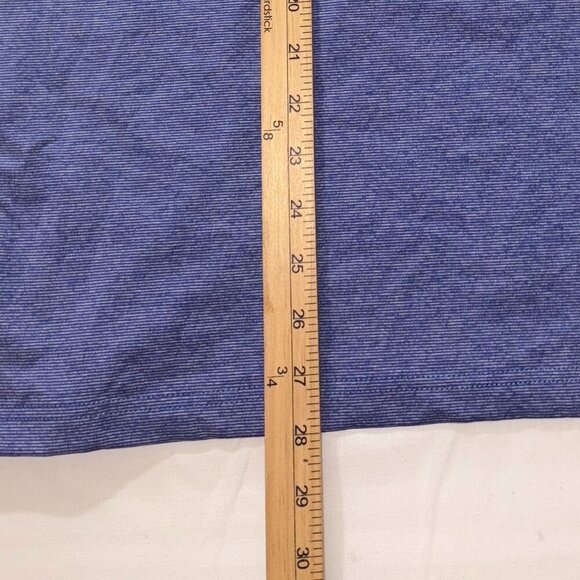 Men's Straight Down Performance Golf Quarter-Zip Pullover Blue Size M - Picture 8 of 9